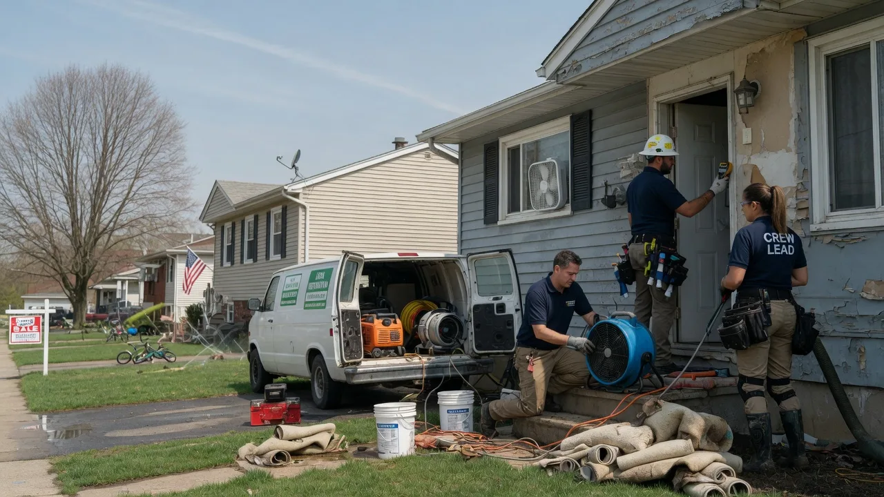 Flood Cleanup in Columbus, WI near me
